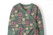 Baby Romper -Kimono one Tie Mockup, a Hoody Mockup by Nora Gad (Thumbnail 15 of 15)