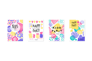 Happy Kids Day and Holiday Party, an Object Illustration by TopVectors