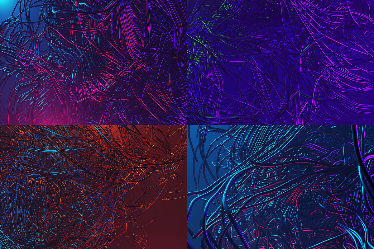 Tentacles - 15 Future 3D Backgrounds, a Texture Graphic by styleWish (Photo 5 of 7)
