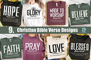 Bible Verse SVG PNG Bundle, a Background Graphic by CrazyCraft (Thumbnail 1 of 7)