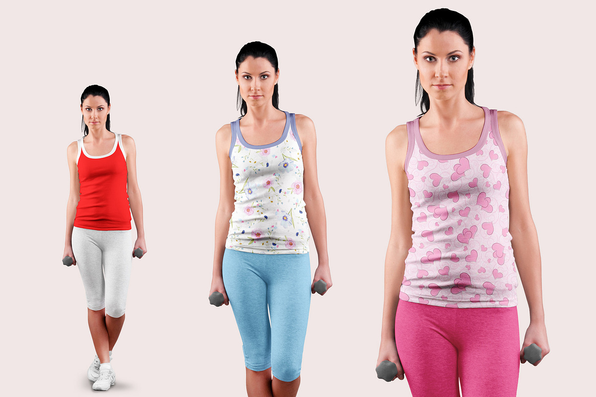 Women's Summer Clothing Mockup, a Shirt Mockup by PSD Market (Photo 6 of 20)