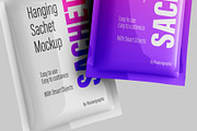 Pouch Sachet with Hang Hole Mockup, a Packaging Mockup by Illusiongraphic (Thumbnail 16 of 22)