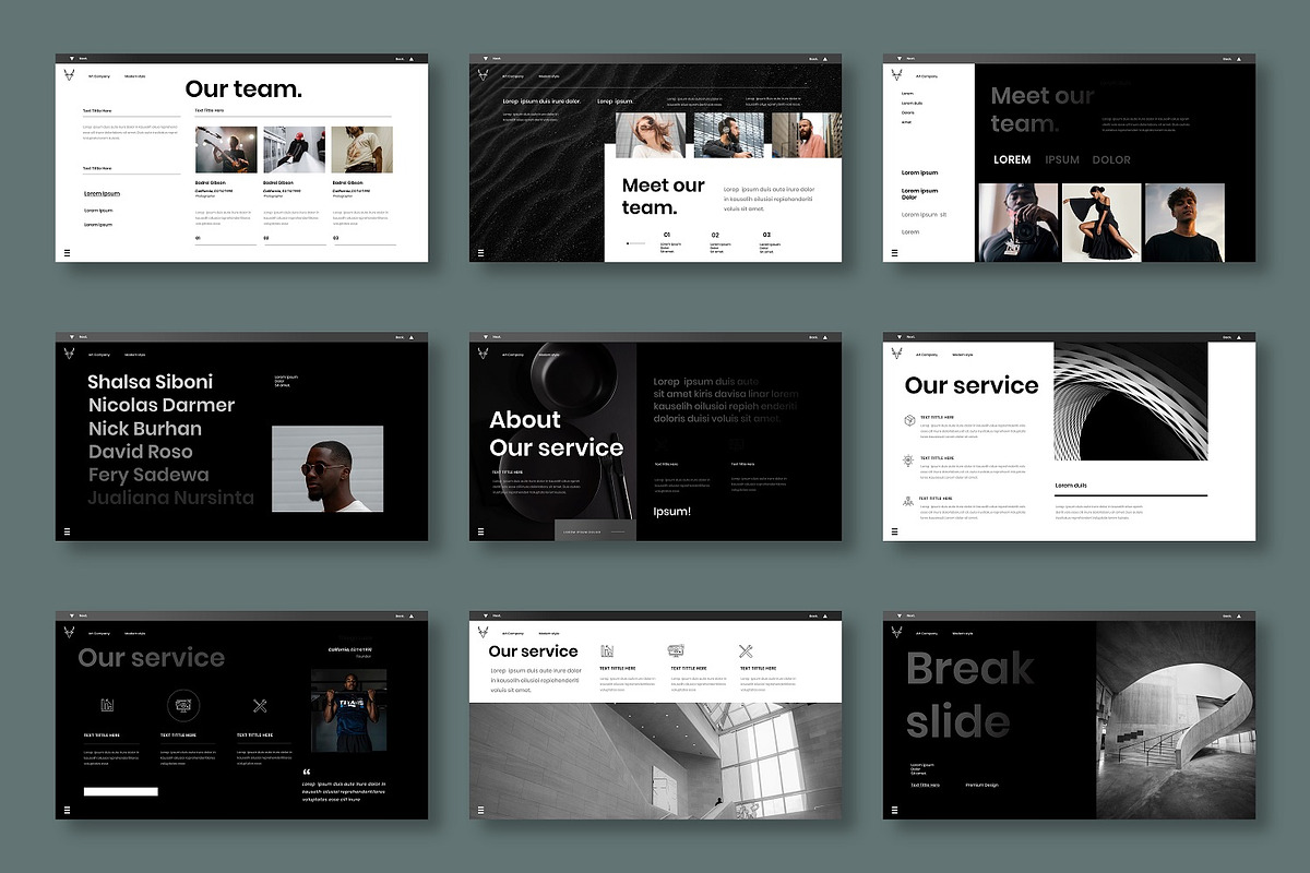 Rinez - Business Google Slide Templa, a Presentation Template by Dens Creative Studio (Photo 3 of 6)