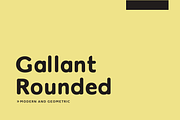 Gallant Rounded - Geometric Typeface, a Sans Serif Font by Cassandra Cappello (Thumbnail 1 of 7)