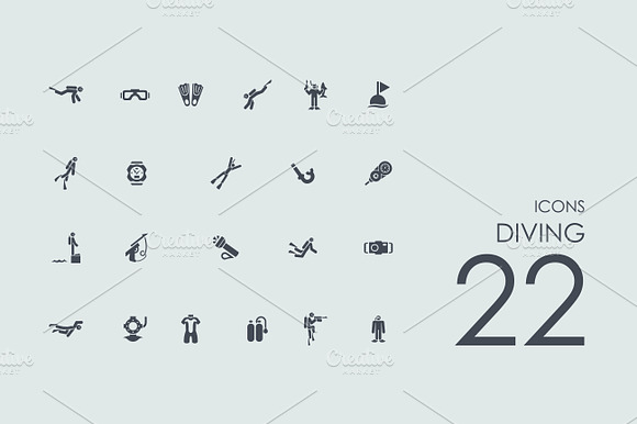22 Diving Icons