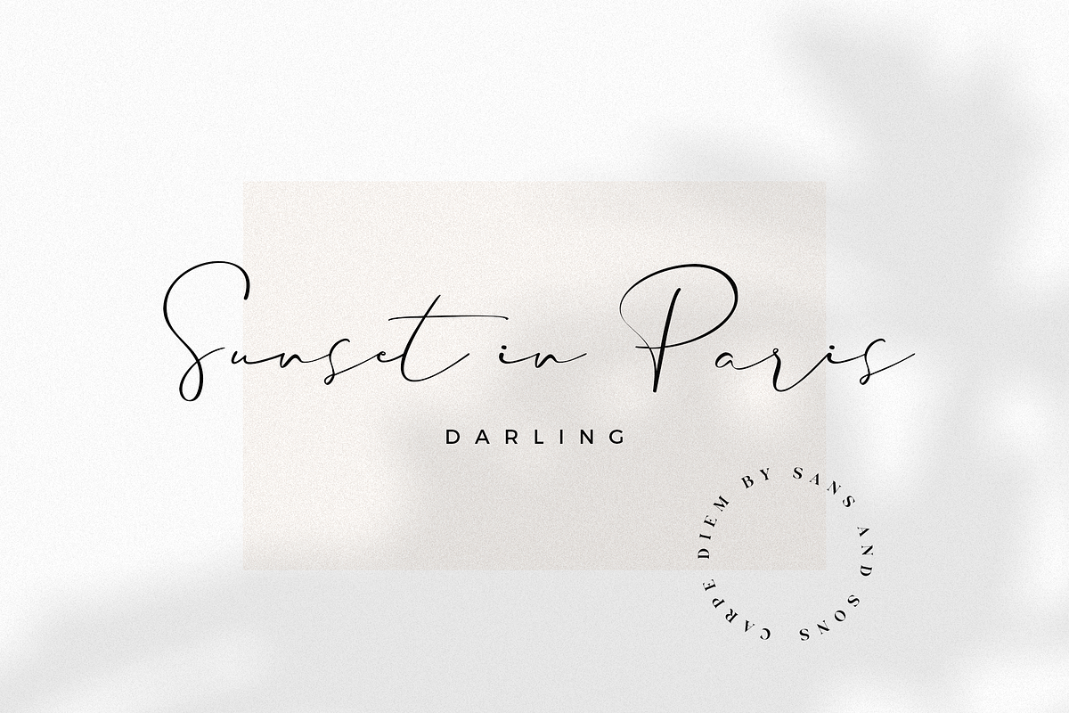 Carphe | Modern Luxury Font, a Serif Font by Sans & Sons (Photo 9 of 10)