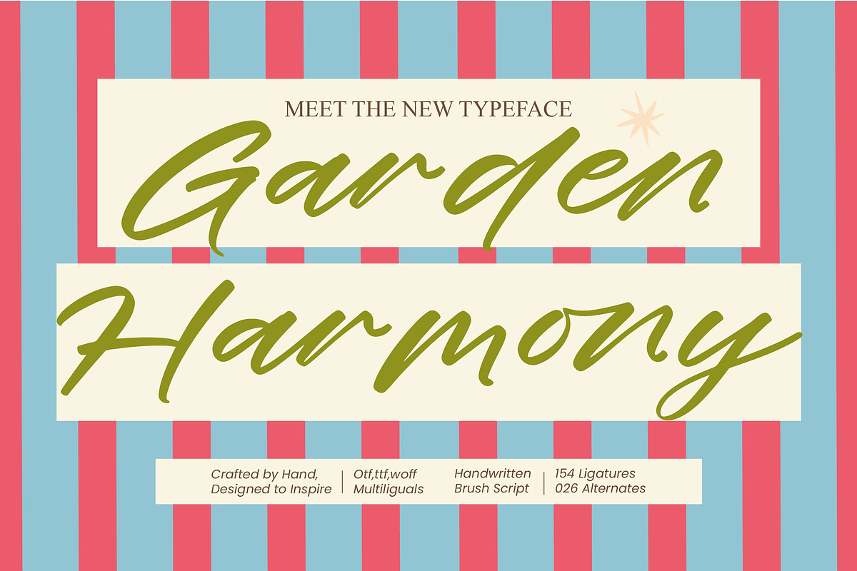 Garden Harmony Handwritten Brush, a Script Font by stylishtype.co (Photo 1 of 15)