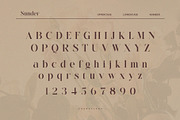 Sunder – Modern Elegant Serif Font, a Serif Font by BrandSemut (Thumbnail 8 of 10)