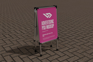 Advertising PSD Mockup, an Advertising Mockup by Viswal Studio