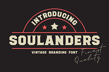 Soulanders – Vintage Bold Fonts