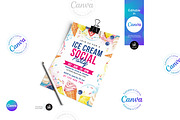 Ice Cream Social Flyer, a Flyer Template by Aam360 (Thumbnail 2 of 3)