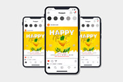 Happy Hour Party, a Flyer Template by imadeDesign (Thumbnail 1 of 3)