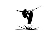 Water Ski Silhouette Vector Bundle, an Illustration by Designs_River (Thumbnail 47 of 51)