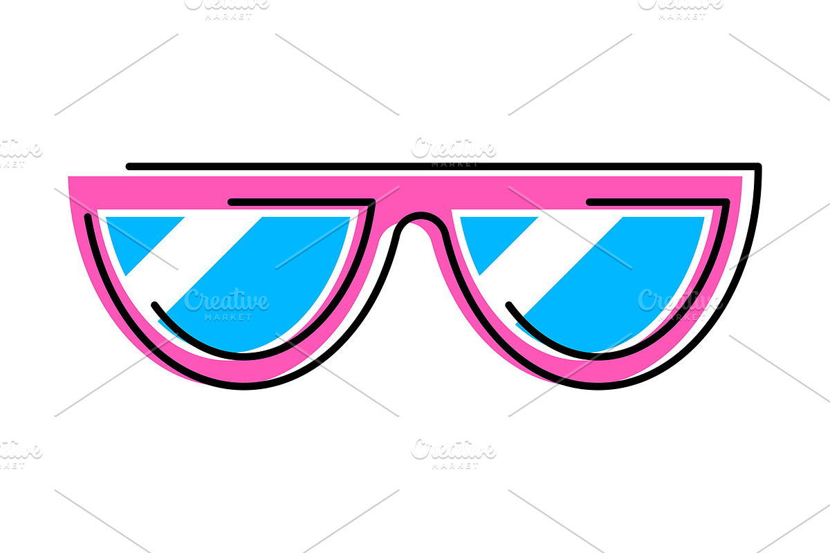 Illustration of sunglasses., an Object Illustration by incomible