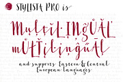 50% OFF Stylist Pro, a Script Font by Fontforecast (Thumbnail 14 of 14)