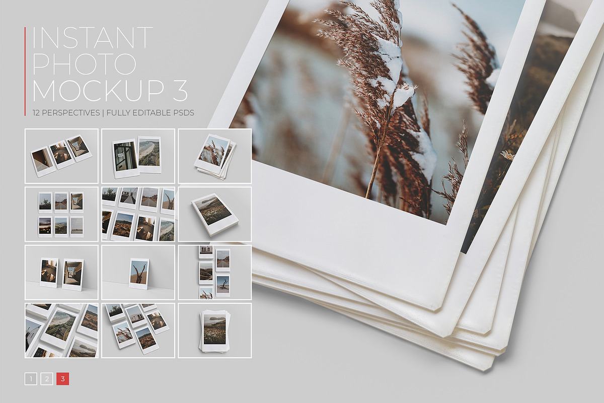Instant Photo Mockup Bundle, a Mockup by KIPET (Photo 4 of 34)