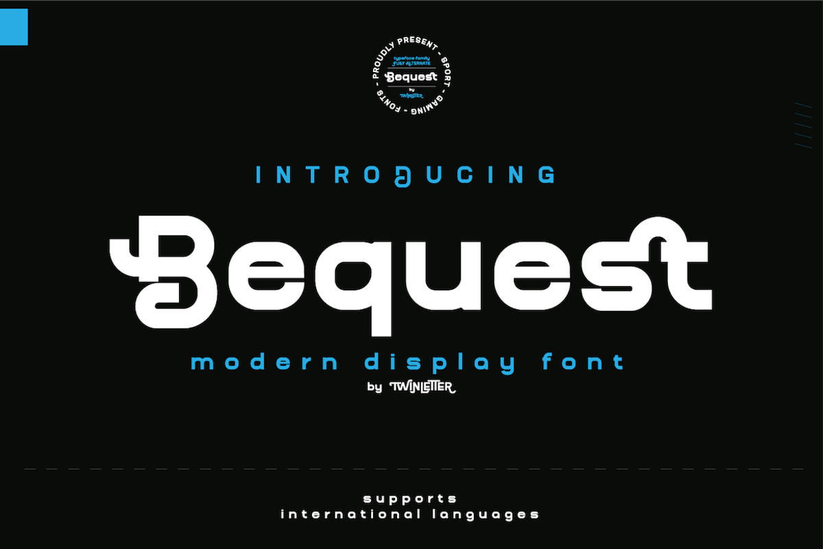 Bequest, a Sans Serif Font by twinstd (Photo 1 of 12)