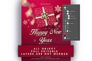 Happy New Year Party Invitation, a Flyer Template by graystudio (Thumbnail 5 of 5)