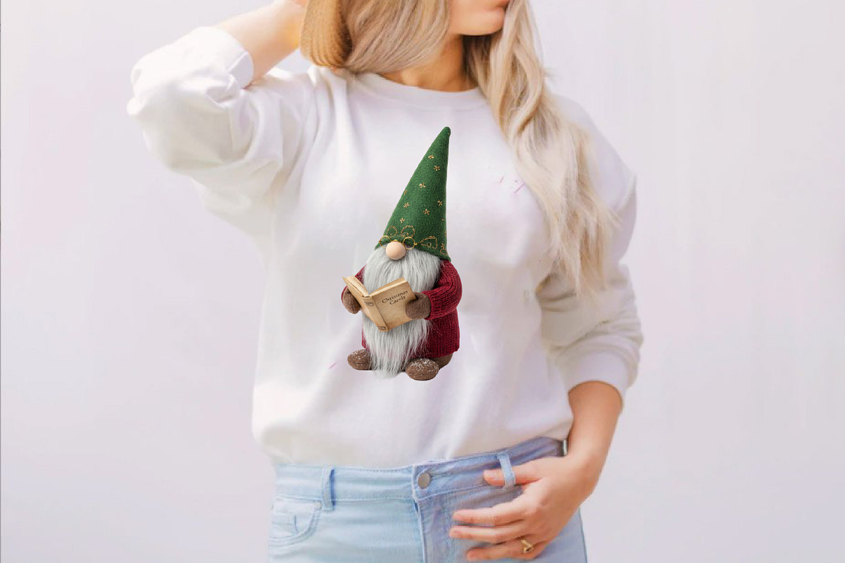 Christmas Festive Gnomes Clipart Bun, an Illustration by SVGArt (Photo 6 of 8)