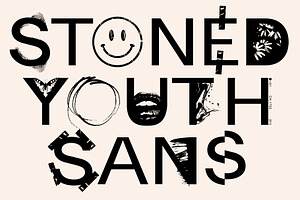 STONED YOUTH - GRAPHIC FONT