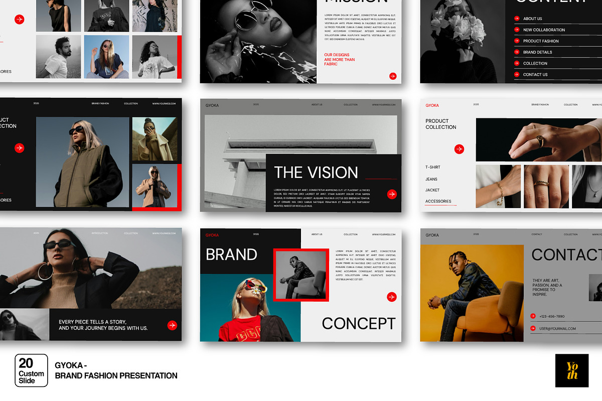GYOKA Brand Fashion Keynote, a Presentation Template by Yoth Studio (Photo 5 of 7)