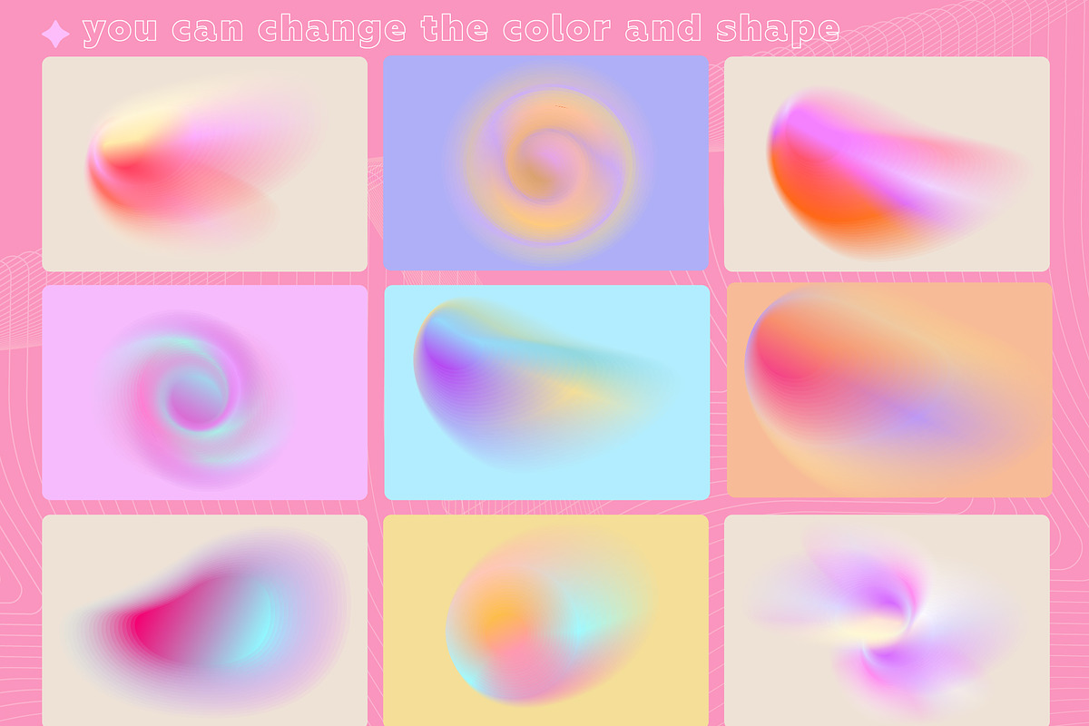 30 gradient backgrounds, 27 blurs, a Texture Graphic by Olesia_ig (Photo 7 of 20)