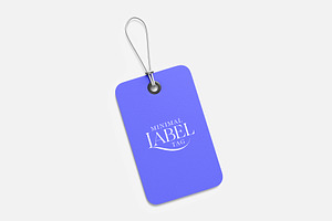 Minimal Label Tag Mockup PSD, an Advertising Mockup by graphypix