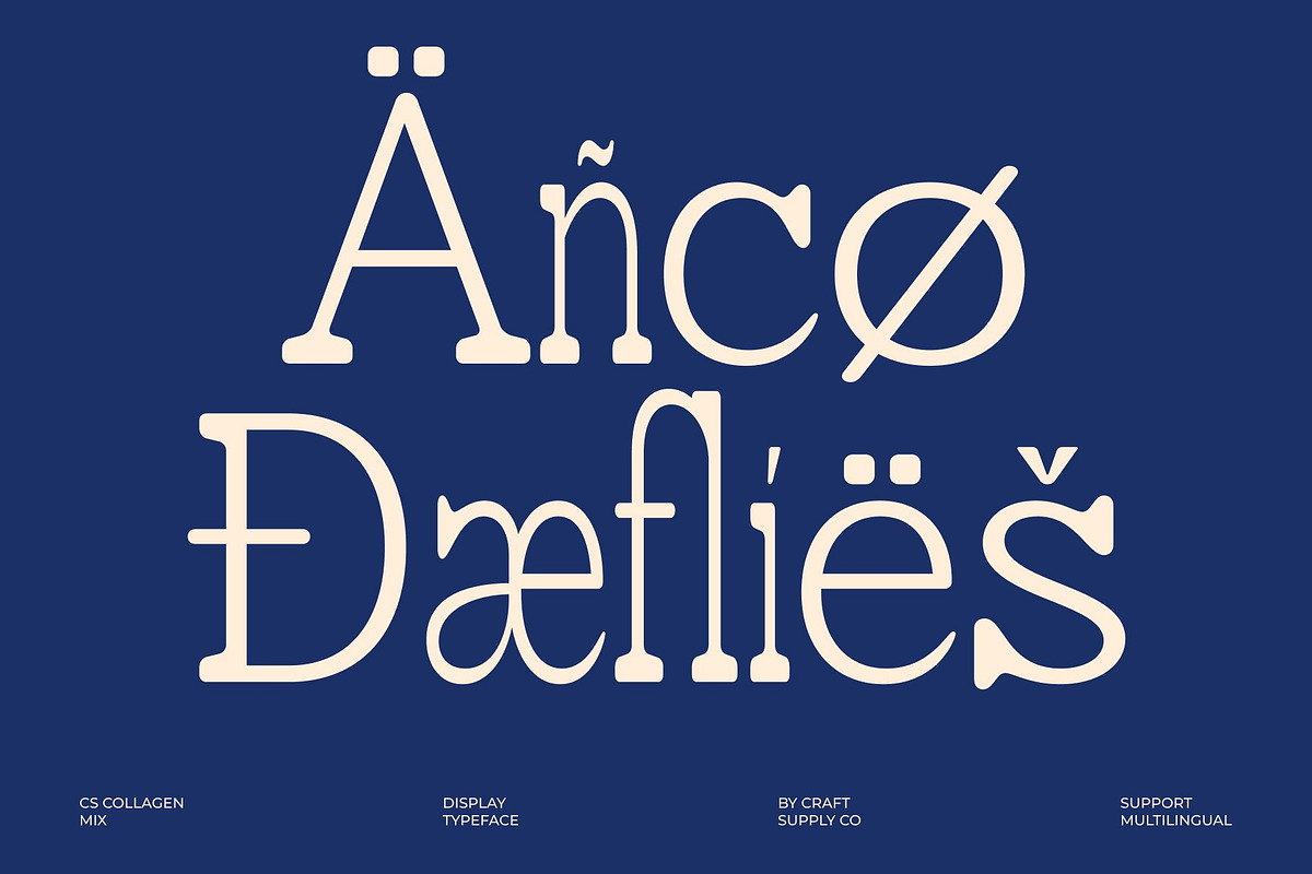 CS Collagen Mix, a Serif Font by Craft Supply Co. (Photo 7 of 8)