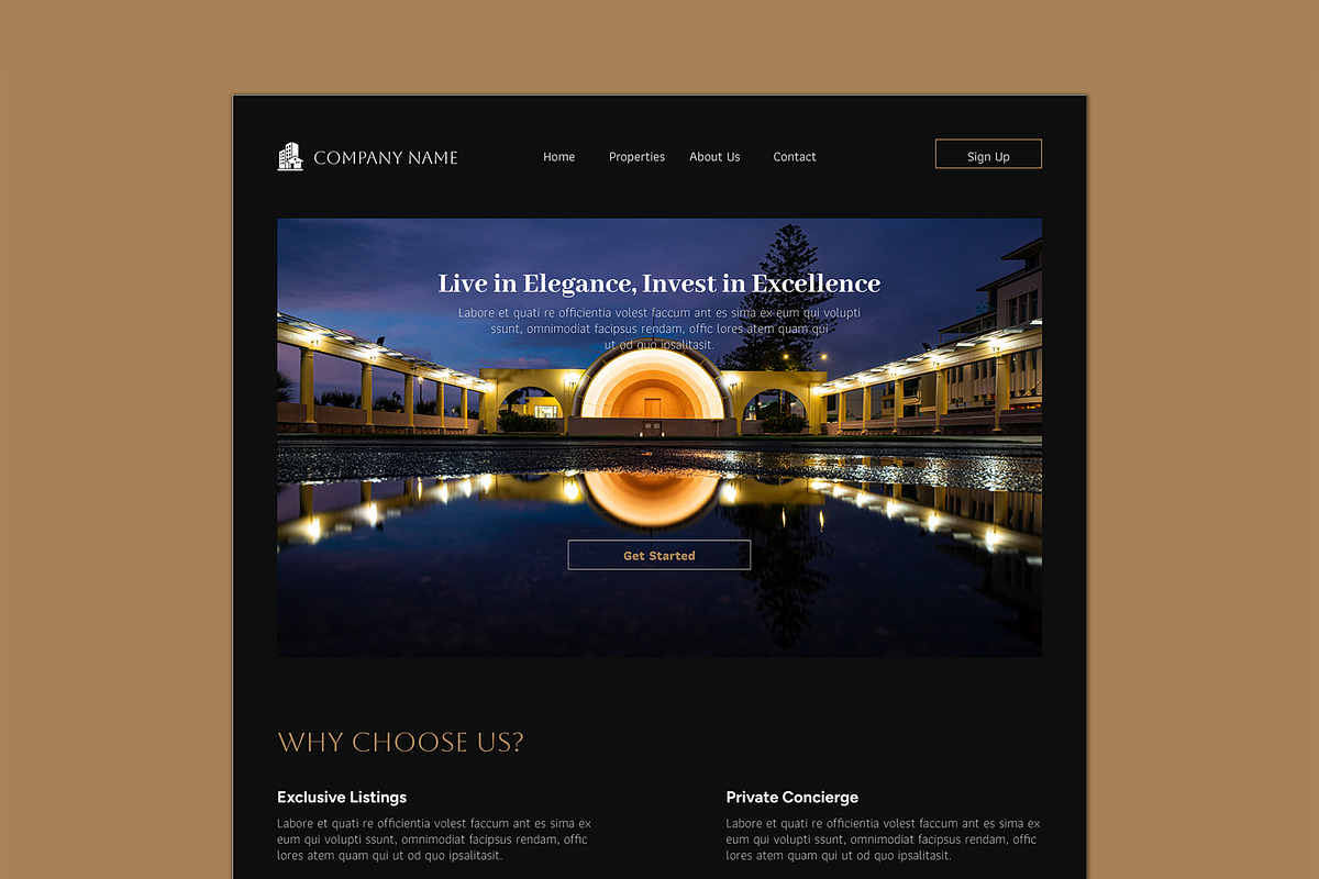 Real Estate Landing Page, a Landing Page Template by MightyDesign (Photo 2 of 8)