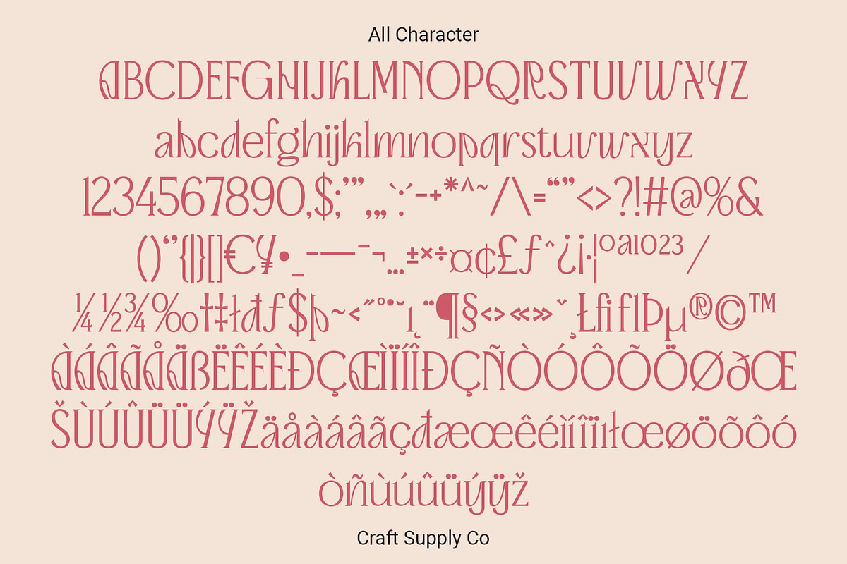 Advine, a Serif Font by Craft Supply Co. (Photo 5 of 8)
