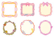 Summer Frames With Bow Ribbon PNG, an Illustration by SinaCreation (Thumbnail 4 of 9)