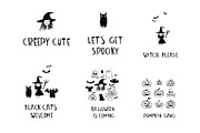 Creepy Cute Halloween: Doodle Set, a Seasonal Illustration by VasilkovS (Thumbnail 5 of 5)