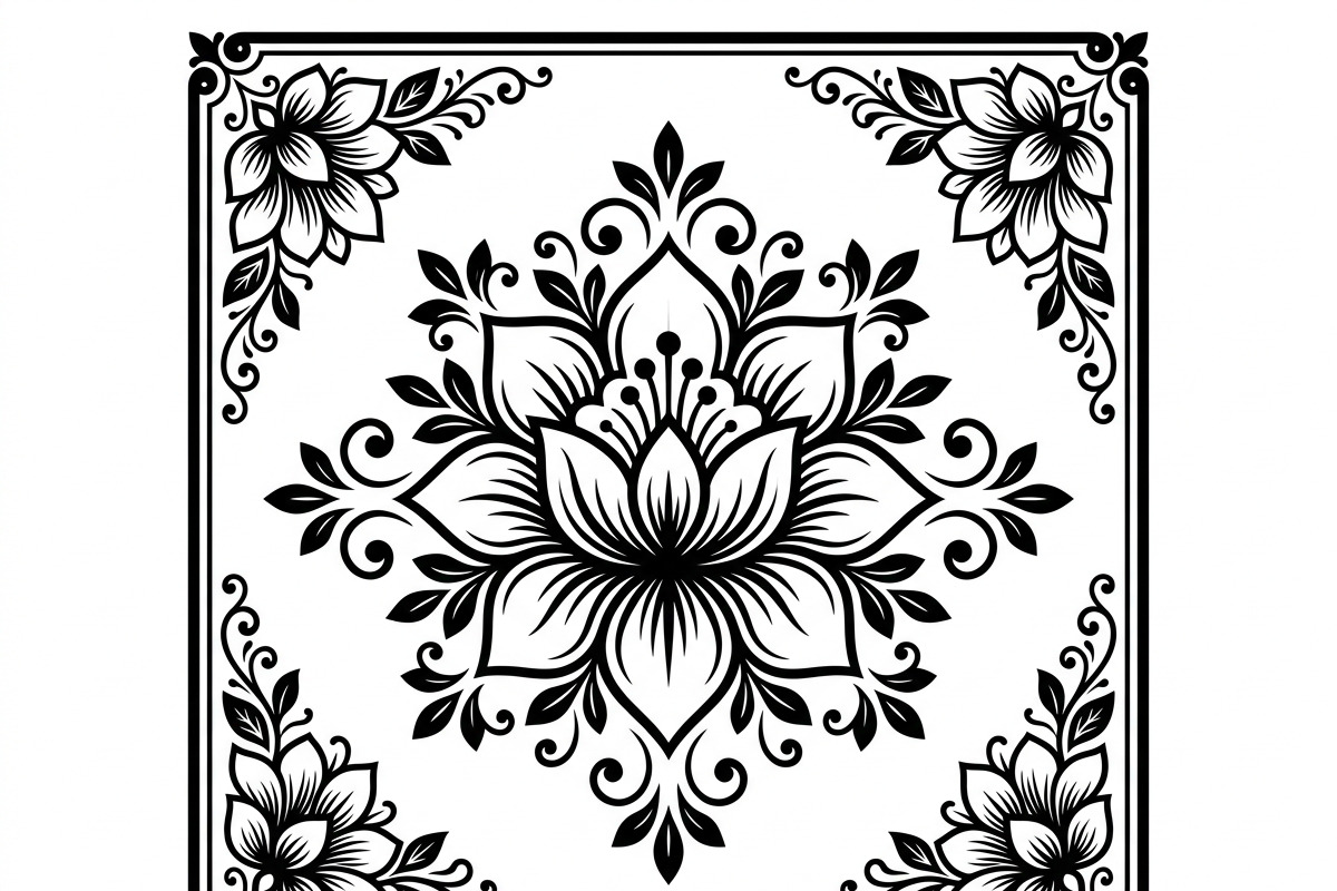 50 Elegant Floral Ornament Bundle, a Decorative Illustration by Amazin_art (Photo 7 of 29)
