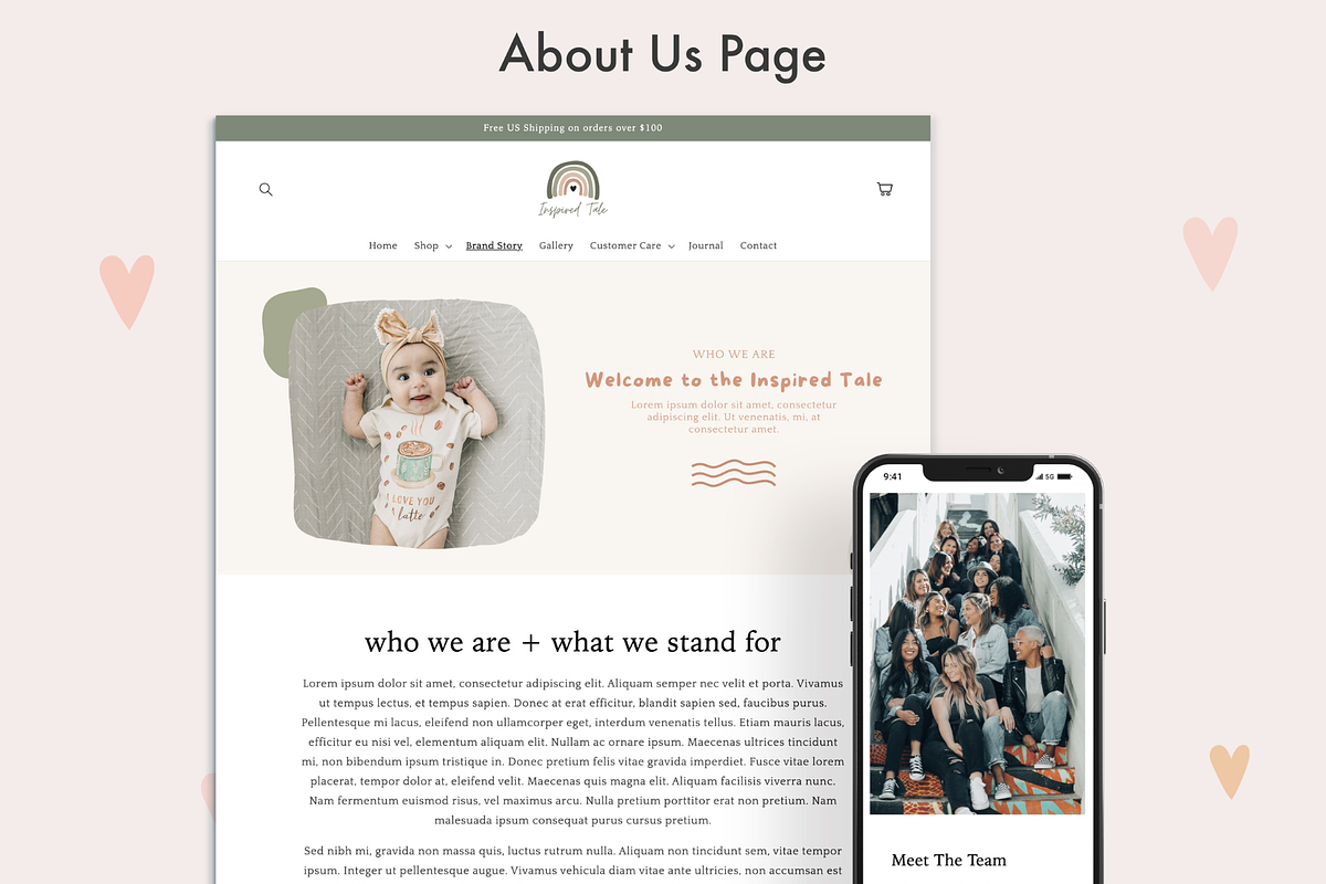 Tale - Baby & Kids Shopify Theme, a Templates & Theme by InspiredTheme (Photo 3 of 8)