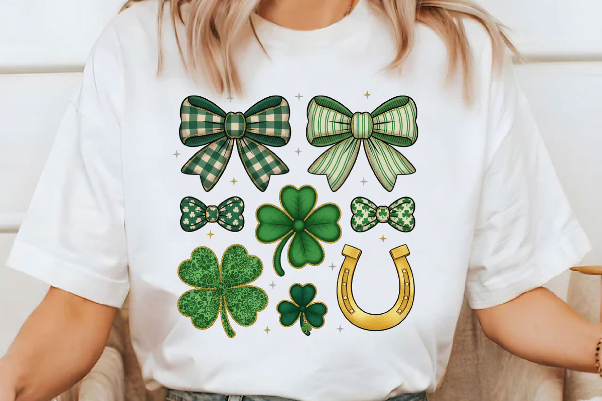 Patrick's Day Png, Coquette Bow Png, an Illustration by Designking (Photo 3 of 6)