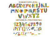 BRIGHT GOUACHE bitmap color font, a Font by Malena (Thumbnail 2 of 7)