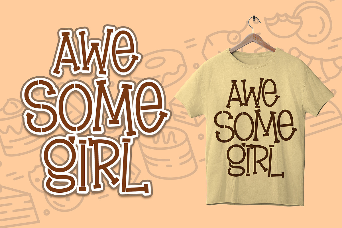 Brownie Stencil - Slab Serif Stencil, a Slab Serif Font by Dm Studio (Photo 2 of 5)