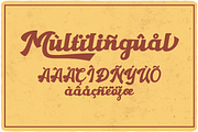 Gantry - Retro Font, a Script Font by BearyType Studio (Thumbnail 6 of 9)