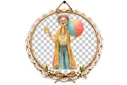 Summer Funny Grandma Clipart, an Illustration by DreamArtGraphic (Thumbnail 3 of 8)