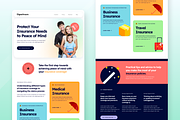 Insurance Email Newsletter, a Templates & Theme by SquidPixey (Thumbnail 3 of 6)