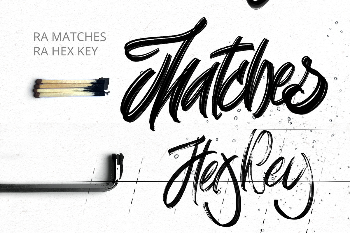 Without Lettering Brushes. Procreate, a Brush Add-On by Diacritics (Photo 13 of 15)