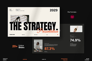 Brand Strategy Presentation Template, a Presentation Template by Oriofix