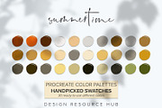 Summertime Procreate Palette, a Palette Add-On by Design Resource Hub (Thumbnail 1 of 3)