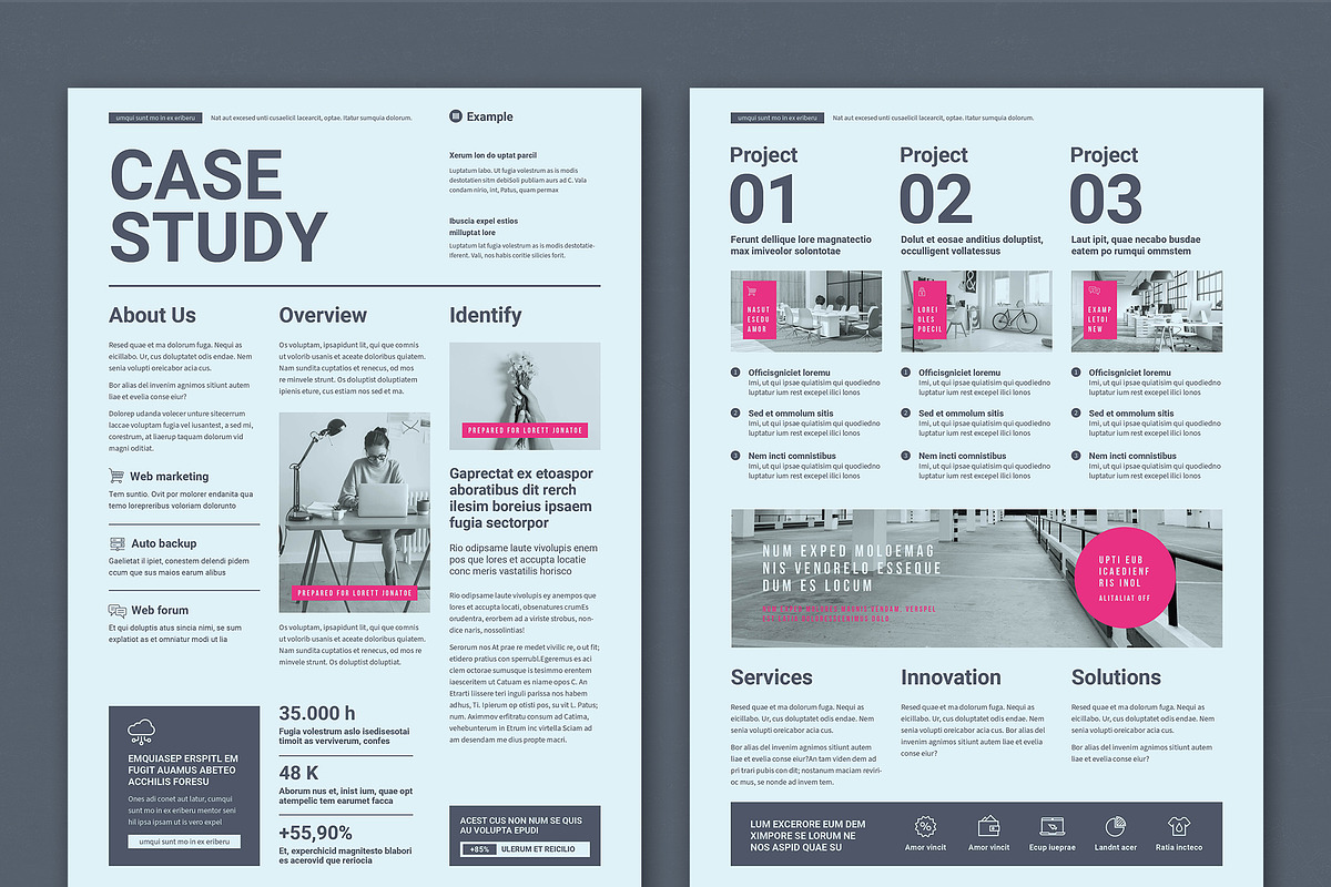 Case Study | Corporate Flyer, a Flyer Template by TypoEdition (Photo 2 of 2)