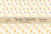 Boho Easter Spring Patterns Set, a Pattern Graphic by IrenKlm (Thumbnail 8 of 9)