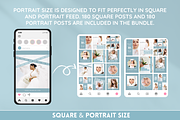 Blue Instagram Templates Bundle, a Social Media Template by SunshineStudioBoutique (Thumbnail 3 of 10)