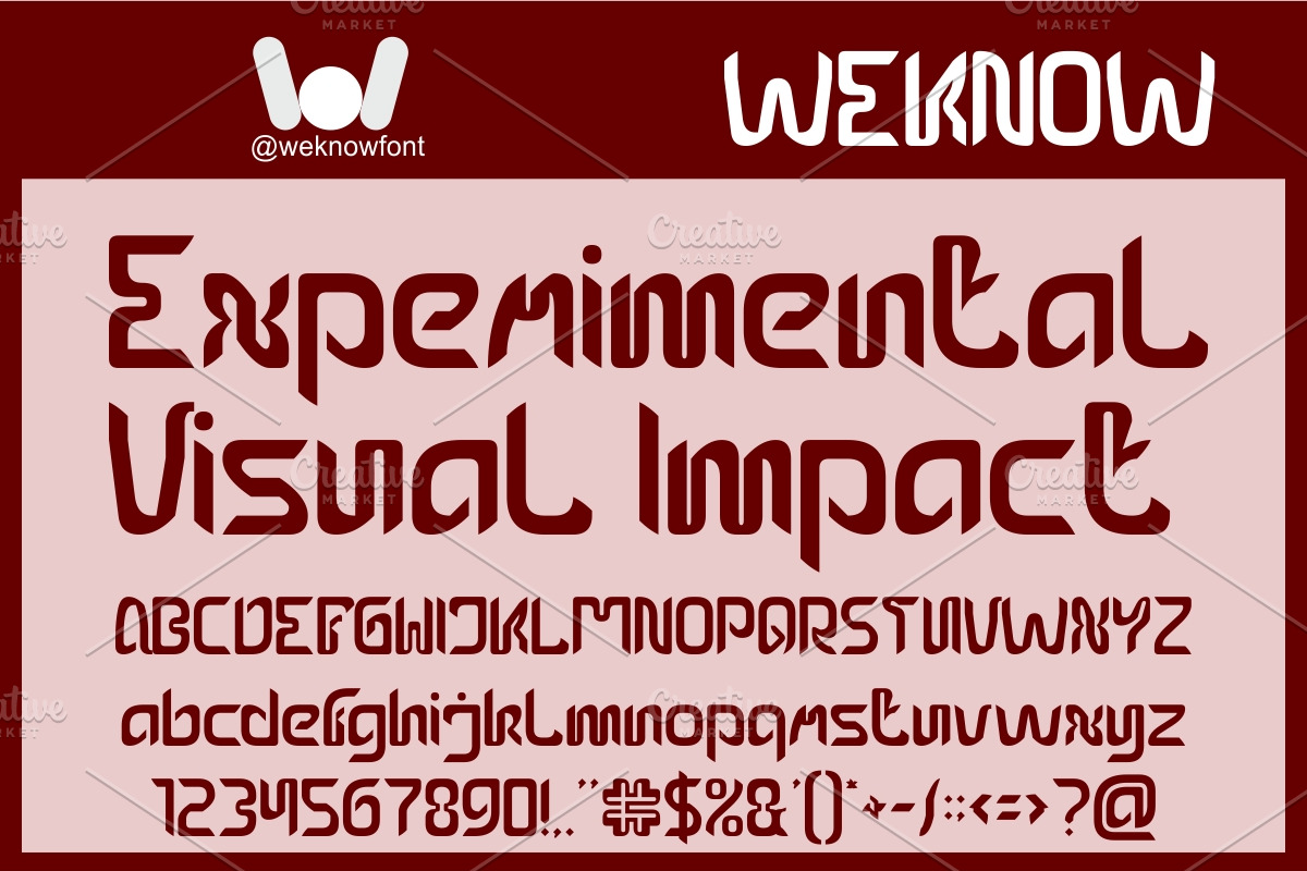 EFFECT FONT, a Blackletter Font by weknow (Photo 5 of 8)