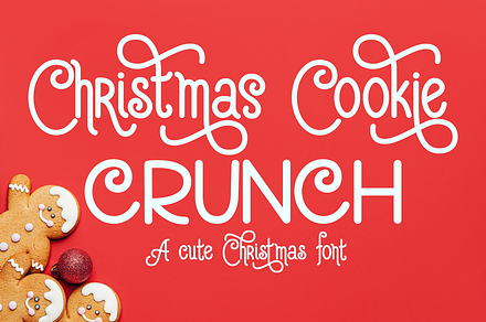 Christmas Cookie Crunch Font