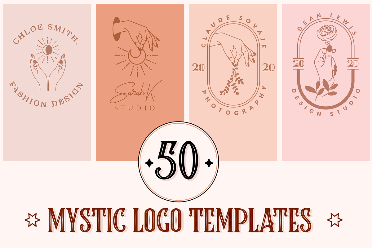 50 Mystic Logo Templates, a Branding & Logo Template by GraphicDash (Photo 1 of 7)
