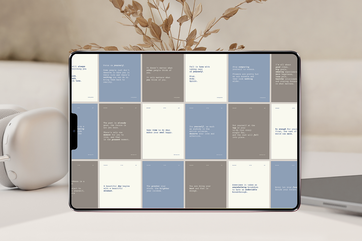 Self Care Reminders Instagram Bundle, a Social Media Template by Creatif Foundry (Photo 8 of 8)